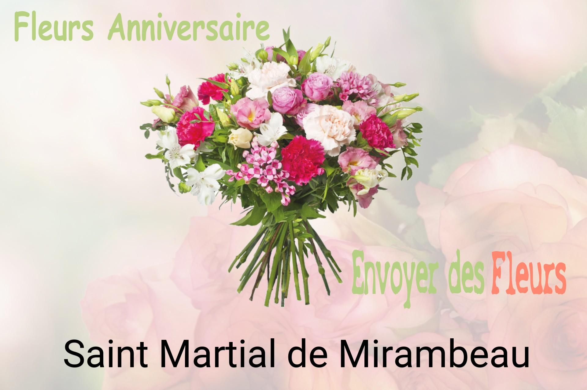 Bouquet de fleurs d’anniversaire livré à Saint-Martial-de-Mirambeau