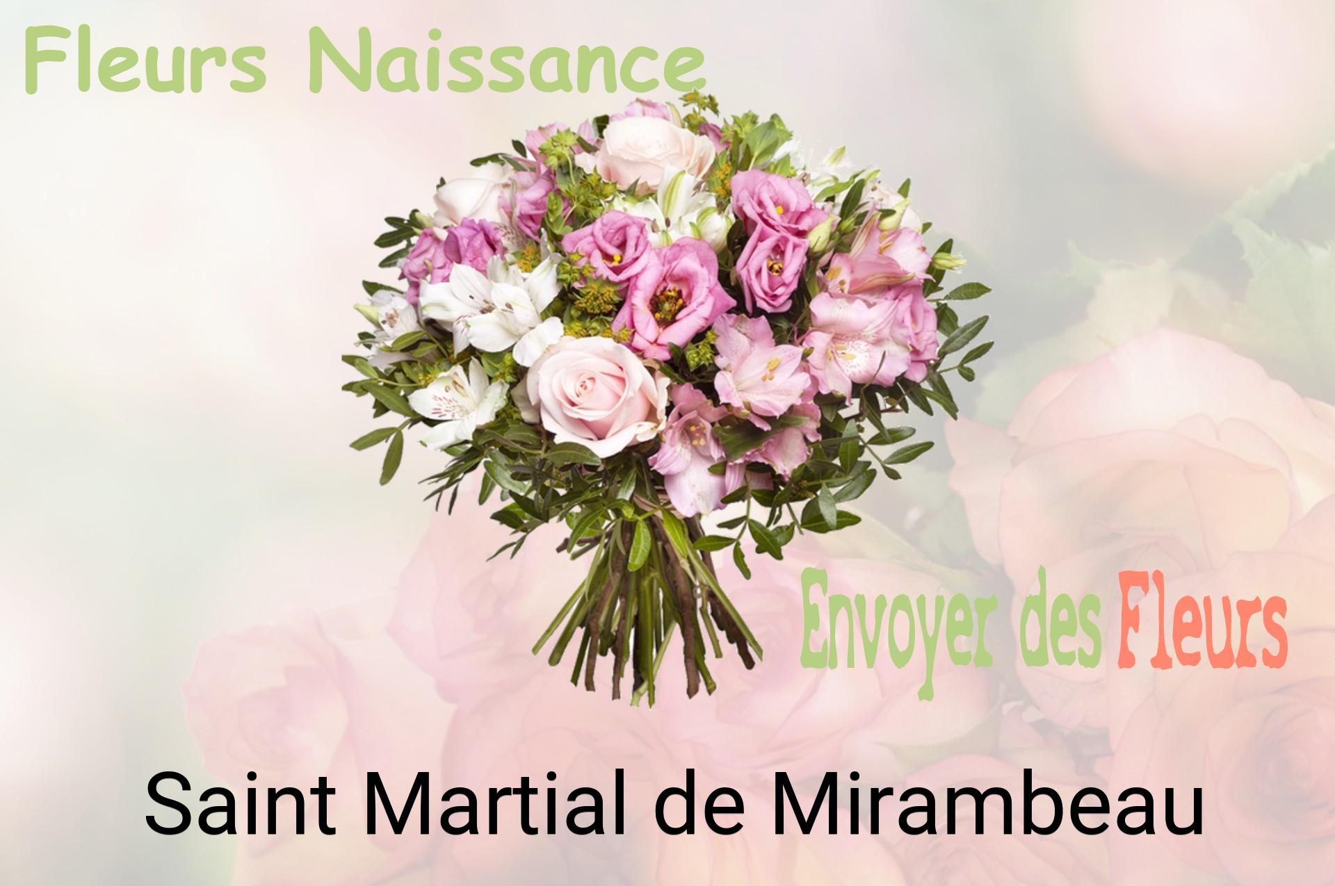 Bouquet de fleurs de naissance livré à Saint-Martial-de-Mirambeau