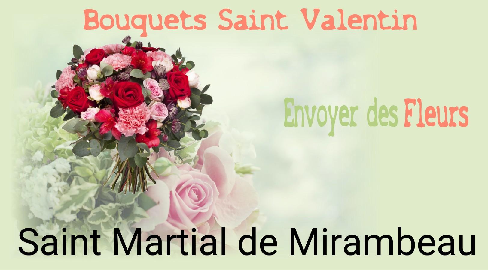 Roses de Saint-Valentin livrées à Saint-Martial-de-Mirambeau